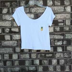 Desert Dreamer top with embroidery on pocket